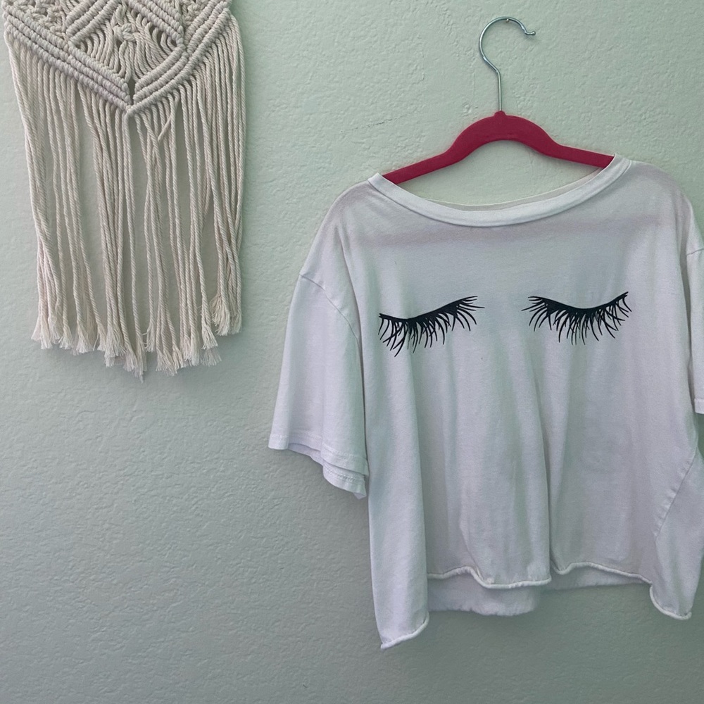 teens/kids Want To Sleep Crop Shirt